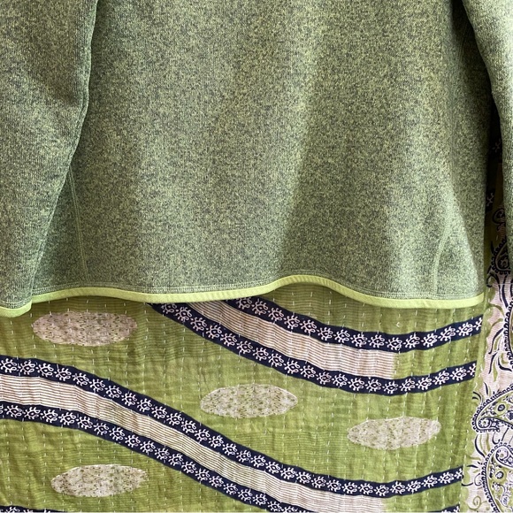 Patagonia Fluid Green Better Sweater Fleece 1/4 Zip Gorpcore Jacket Size XL - Picture 5 of 14